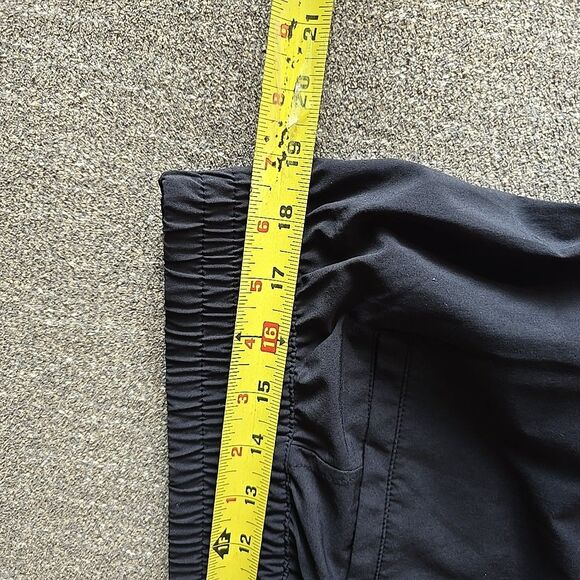 Athleta Straight Leg Womens Pants 16 Pull On Travel Lightweight Quick Dry Black - Picture 6 of 7